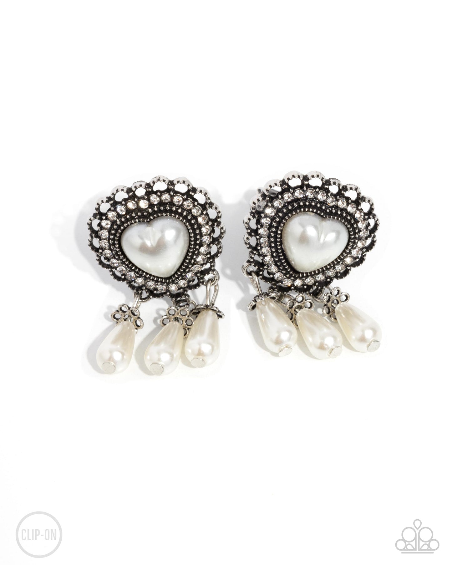 Sumptuous Story - Clip On Earrings