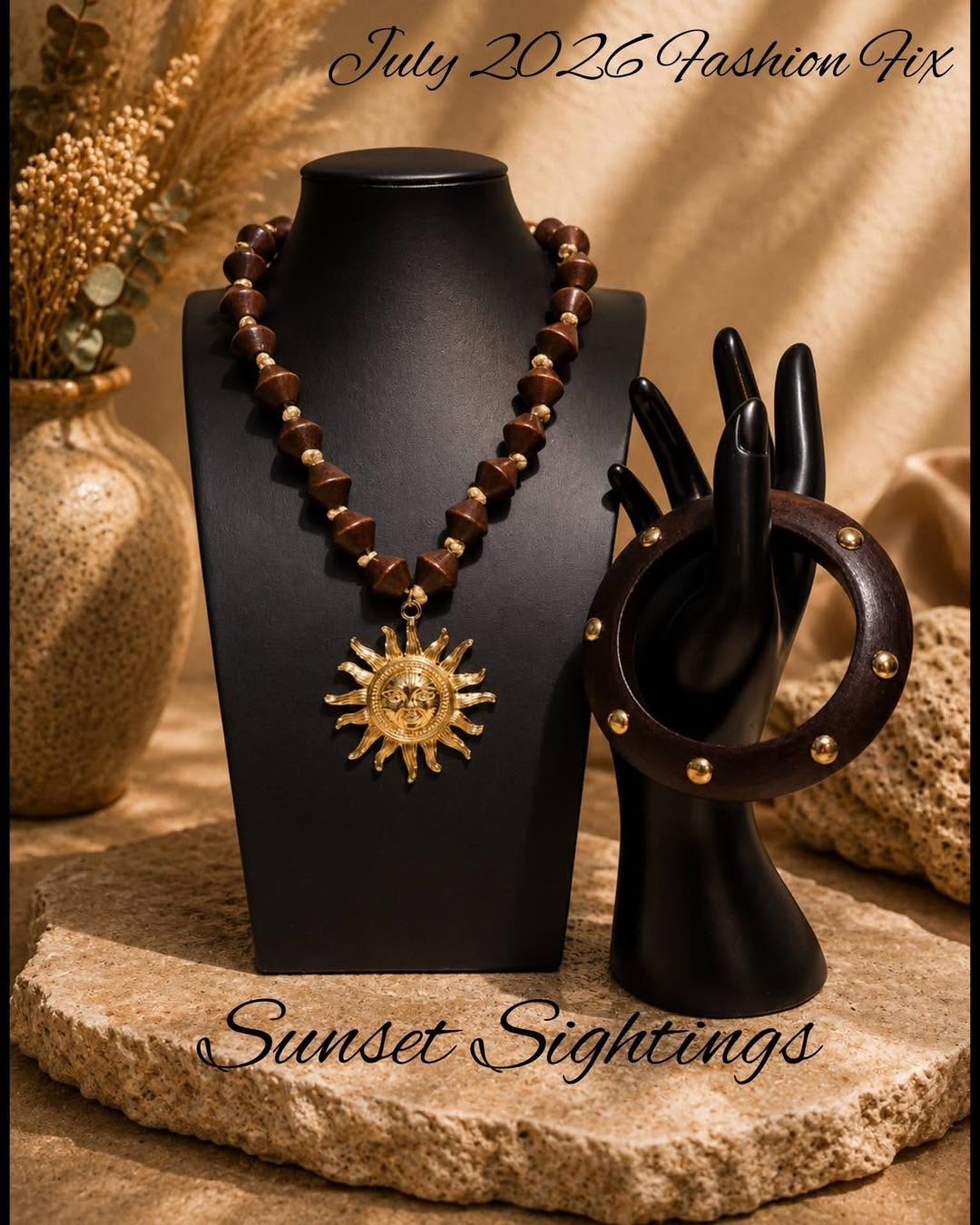 Sunset Sightings - Necklace and Bracelet Fashion Fix Set