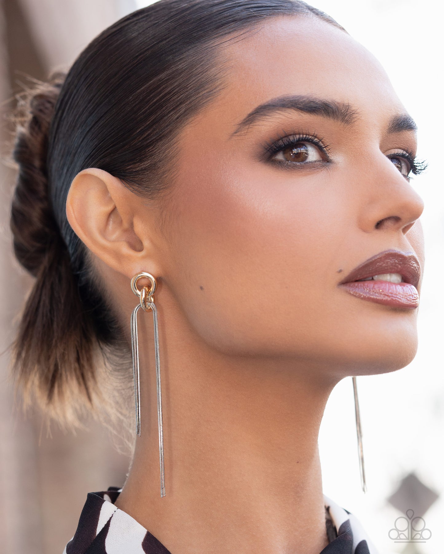 Tapered Technician - Gold & Silver Earrings