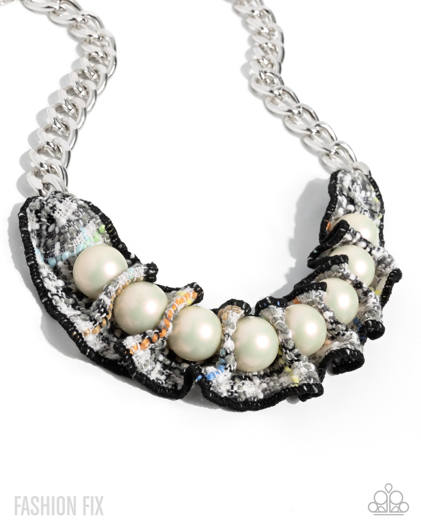 Timeless Tweed Black Necklace - Fashion Fix