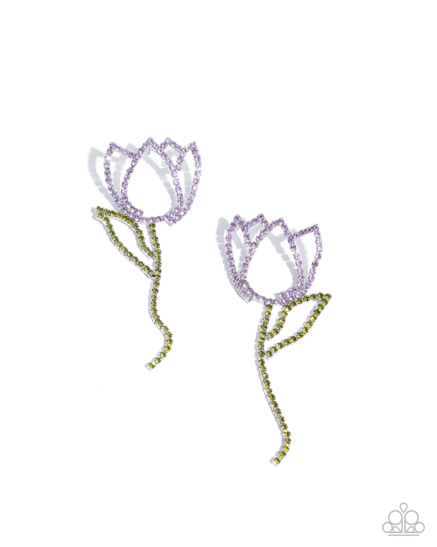 Tulip Transcendence - Purple Earrings