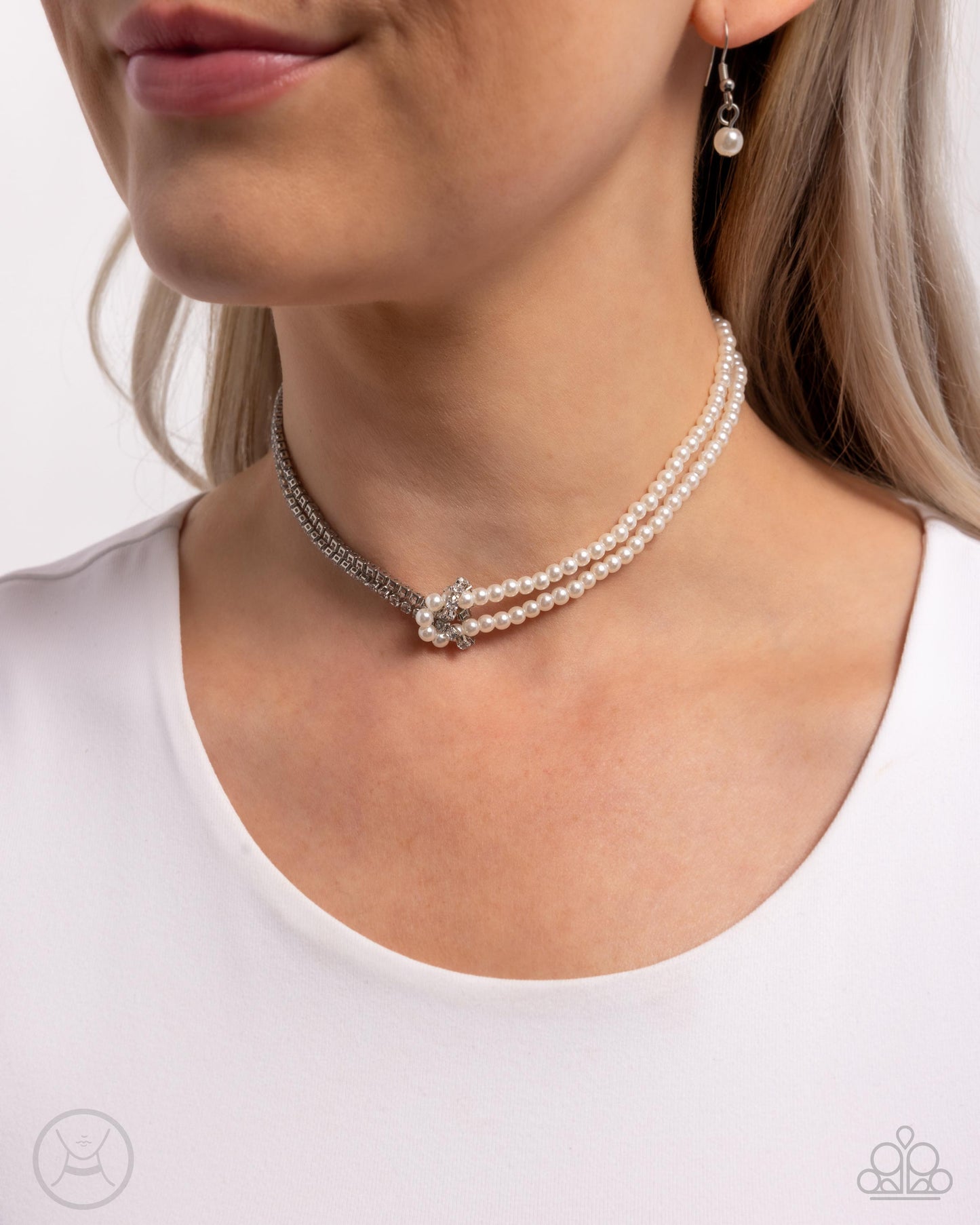 Twisted Twin White - Choker