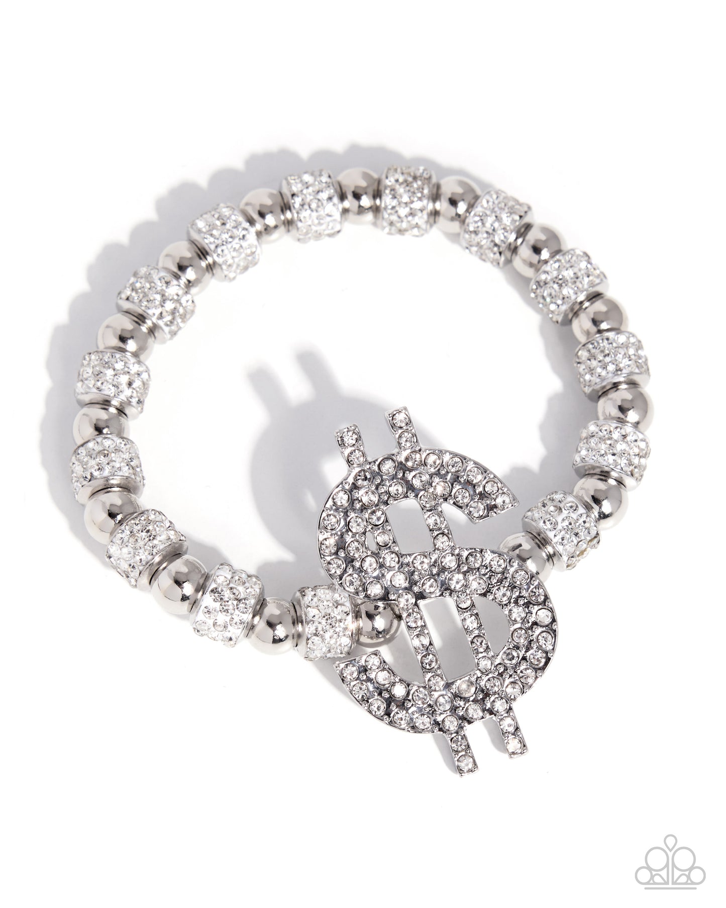 Wealthy Whimsy - White Bracelet - LOP