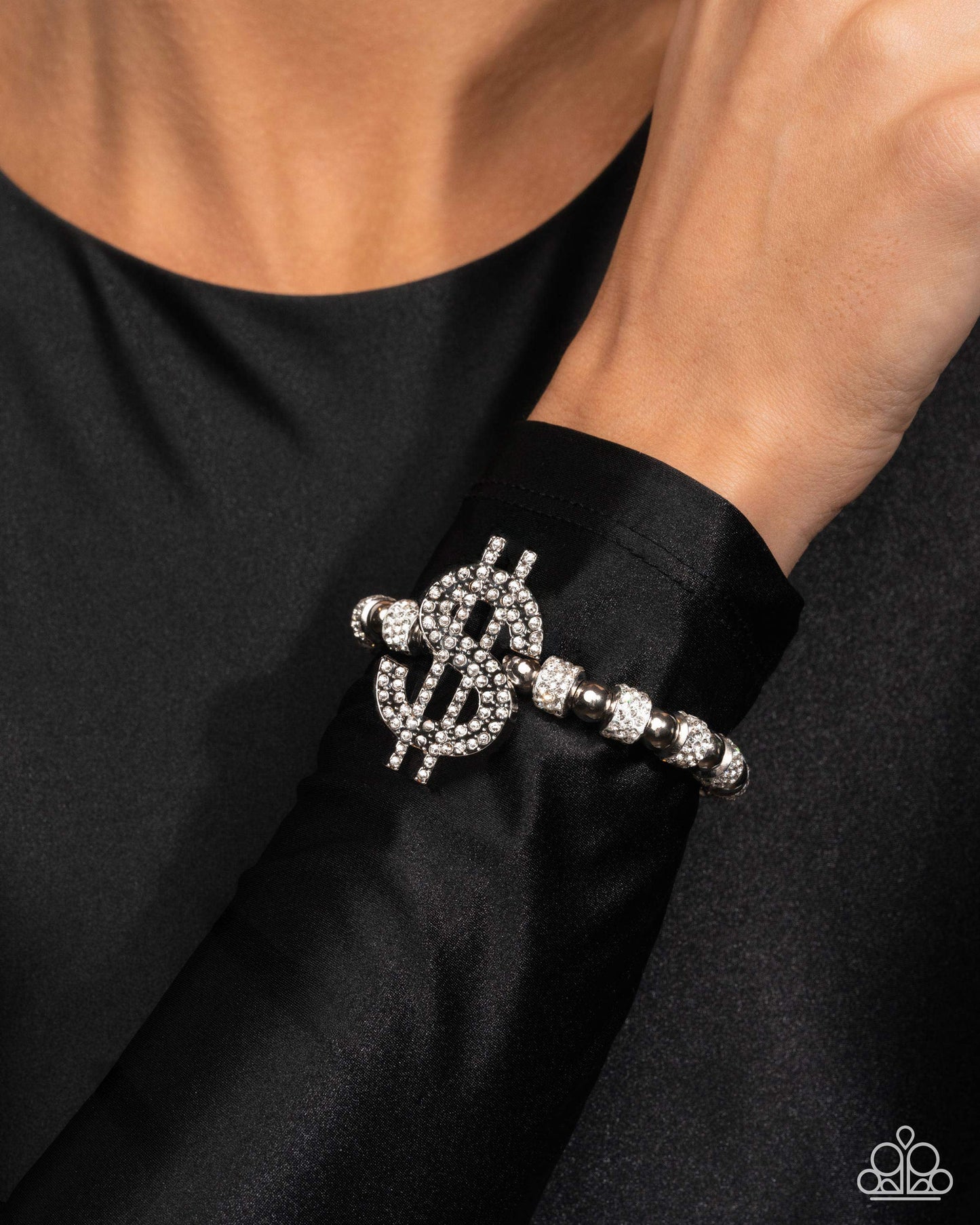 Wealthy Whimsy - White Bracelet - LOP