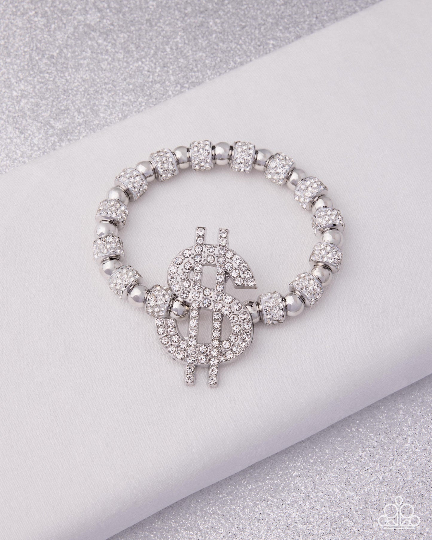 Wealthy Whimsy - White Bracelet - LOP