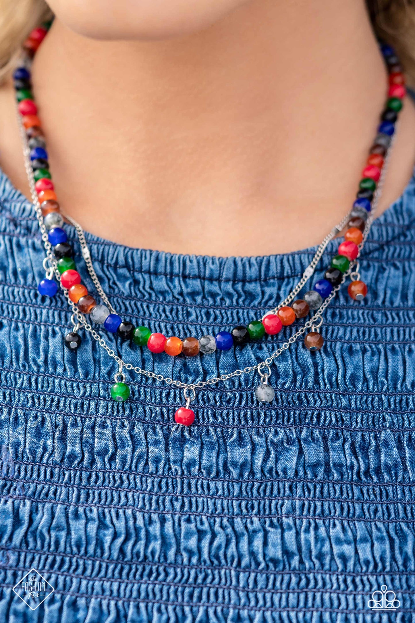 BEAD All About It - Red Necklace - Fashion Fix