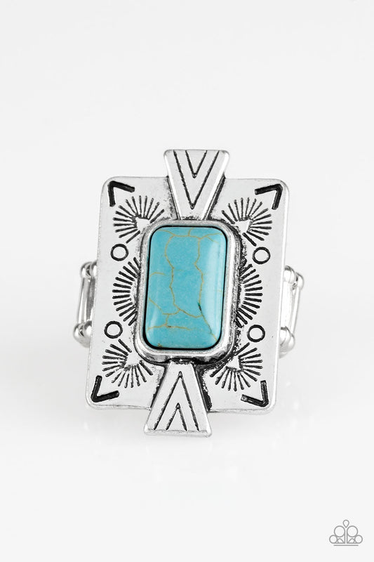 Stone Cold Couture Blue Ring