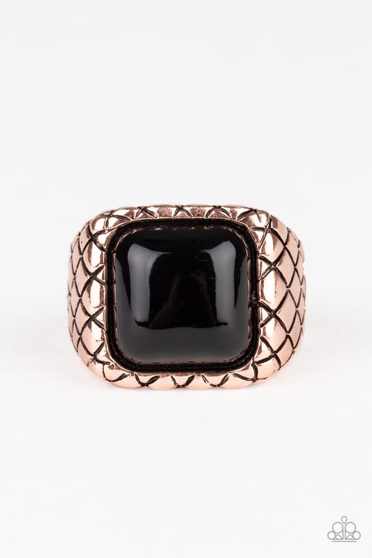 Dont Cross Me - Copper Ring