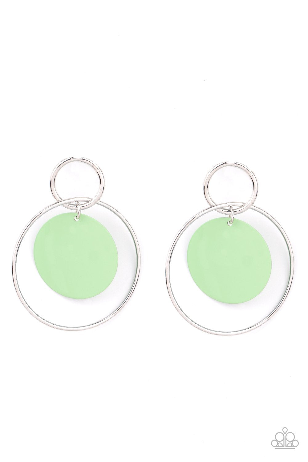 POP, Look, and Listen Green Post Earring