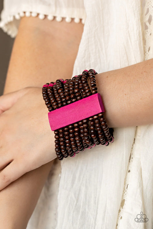 Tropical Trendsetter Pink Bracelet