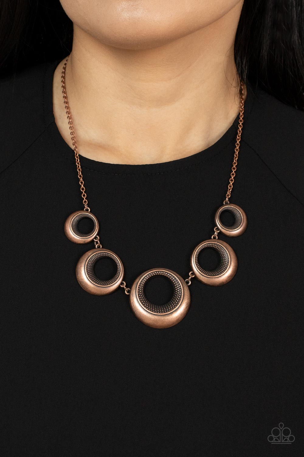 Solar Cycle Copper Necklace