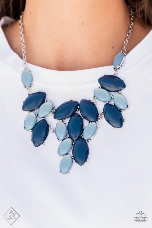 Night Nouveau - Blue - Necklace - Fashion Fix