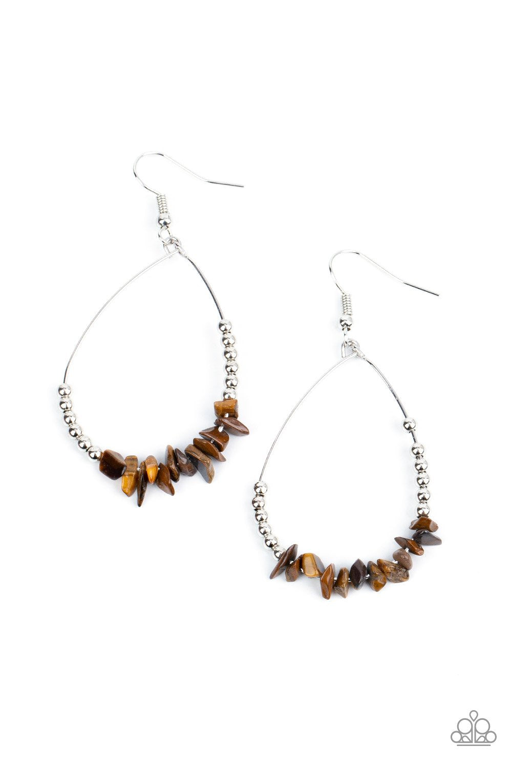 Come Out of Your SHALE Brown Earring