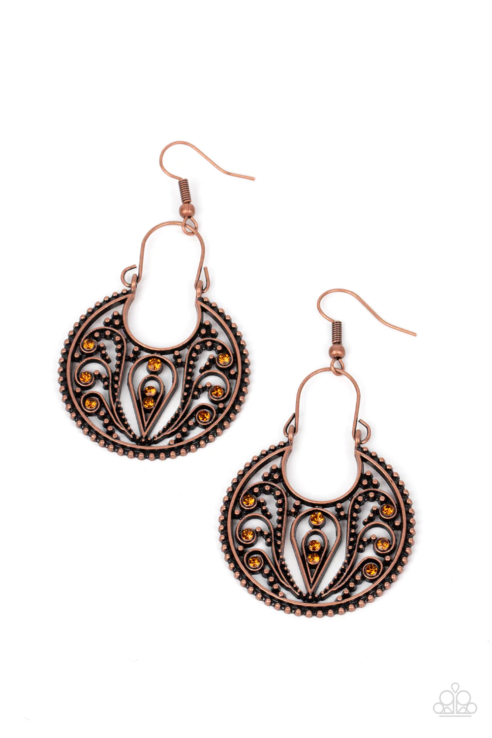 Vineyard Villa Copper Earring