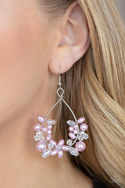 Marina Banquet Pink Earring