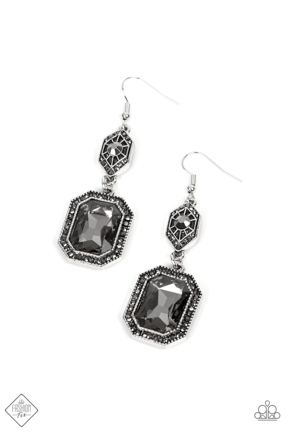 Starry-Eyed Sparkle Silver Earrings - Fashion Fix