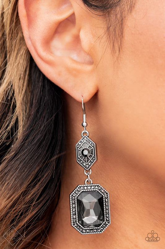 Starry-Eyed Sparkle Silver Earrings - Fashion Fix