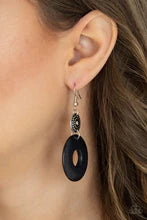 Earthy Epiccenter Black Earring